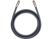 Oehlbach Cinch Audio Aansluitkabel [1x Cinch-stekker - 1x Cinch-stekker] 4.40 m Zwart Vergulde steekcontacten