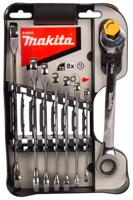 Makita Steek-Ring Ratelsleutelset (8-delig) B-65523