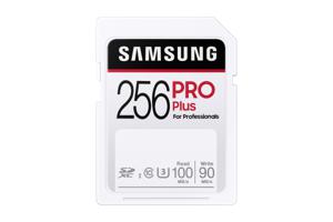 Samsung Pro Plus SDXC-kaart 256 GB UHS-I Waterdicht, Schokbestendig