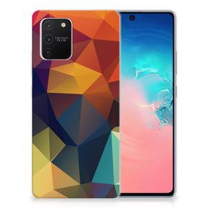 Samsung Galaxy S10 Lite TPU Hoesje Polygon Color