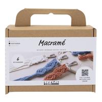 Creativ Company Mini Hobbyset Macrame Sleutelhangers - thumbnail