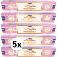 5x Nag Champa wierook Nirvana 15 gram - thumbnail