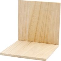 Boekensteun Creotime hout 15x15x15cm