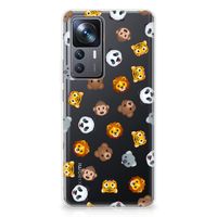 TPU bumper voor Xiaomi 12T | 12T Pro Dieren Emojis