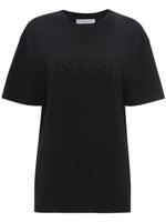 JW Anderson logo-embroidered cotton T-shirt - Noir