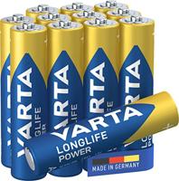 Varta High Energy AAA alkaline-batterijen, 12 stuks