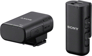 Sony ECM-W3S Zwart Microfoon voor digitale camera