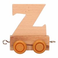 Houten letter trein Z - thumbnail