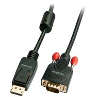 Lindy 41940 DisplayPort VGA Zwart kabeladapter/verloopstukje - thumbnail