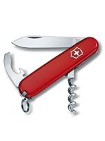 Victorinox, Taschenmesser, Waiter, 84 mm, rot (9 Funktionen, Klinge, Kapselheber, Dosenöffner, Korkenzieher) Einheitsgröße