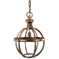 Industriële Hanglamp Stephano 1 Lichts 35 cm Vintage Brons