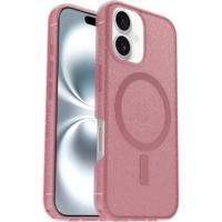 OtterBox Symmetry Series Clear MagSafe doorzichtige hoes voor iPhone 16, schokbestendig, valbestendig, dunne beschermende hoes, 3x getest volgens militaire standaard, Transparent/Roze