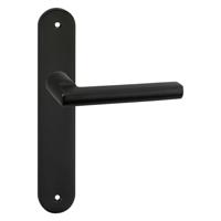 Impresso Redhill Deurkruk Met Ovaal Deurschild Blind Met Schroef Zwart