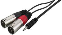 Monacor Audio-aansluitkabel, 1 m