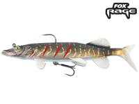 Fox Rage Realistic Replicant Pike  -  15 cm - natural wounded pike