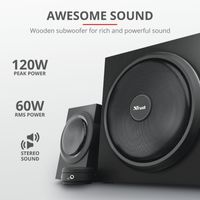 Trust Yuri - 2.1 Speakerset - met Subwoofer - thumbnail