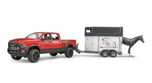 Bruder RAM 2500 Power Wagon met paardentrailer