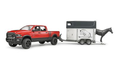 Bruder RAM 2500 Power Wagon met paardentrailer