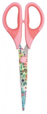 Moses knutselschaar 16 cm rvs rubber roze