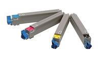 OKI 43112702 C9600, C9650, C9800, C9850 tonercartridge en driekleurig 15.000 pagina's/kleur 15.000 pagina's, zwart