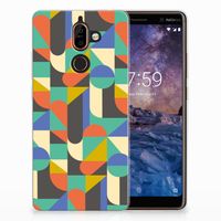 Nokia 7 Plus TPU bumper Funky Retro