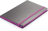 XD Collection notitieboek Deluxe A5 karton/papier paars/zwart