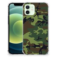 iPhone 12 Mini Doorzichtige Silicone Hoesje Army Dark