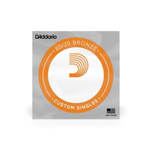 D&apos;Addario BW022 Bronze Wound Acoustic Guitar Single String .022 losse snaar voor westerngitaar