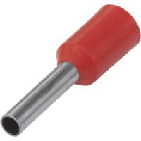 TRU COMPONENTS 1572427 Adereindhulzen 1.5 mm² Deels geïsoleerd Rood 100 stuk(s)