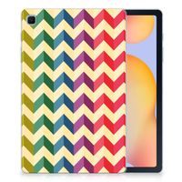 Samsung Galaxy Tab S6 Lite | S6 Lite (2022) Hippe Hoes Zigzag Multi Color