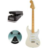 Fender Jimi Hendrix Stratocaster Olympic White MN + gigbag + fuzz + wah-pedaal