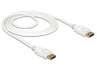 Delock 85509 DisplayPort DisplayPort DisplayPort, 85509, 1,5 m, wit, DisplayPort-kabel, 85509