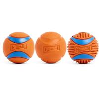 Chuckit! Haal Medley Gen 3 rubberen hondenballen, ultra bal, robuuste bal, haal ballen voor honden launcher compatibel hondenspeelgoed, medium, 3 stuks