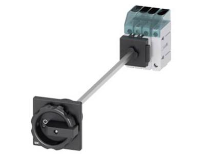 Belastbare scheidingsschakelaar Zwart 4-polig 16 mm² 63 A 690 V/AC Siemens 3LD34480TL51