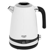 Adler AD 1295 Roestvrijstalen 1.7l Waterkoker - Wit