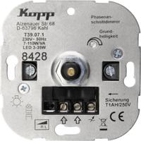 Kopp 842800187 Dimmer Inzetstuk 1 stuks Athenis Aluminium