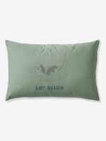 Kussensloop baby DRAGON groen - thumbnail