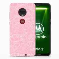 Motorola Moto G7 | G7 Plus TPU Case White Flowers