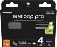Accu Panasonic Eneloop Pro Zwart R6 / AA pro BK-3HCDE (min. 2500 mAh) 4 (+doos) stuks 5410853065036