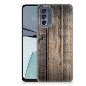 Motorola Moto G62 5G Bumper Hoesje Steigerhout