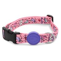 Morso Halsband hond gerecycled sweet tweet roze - thumbnail