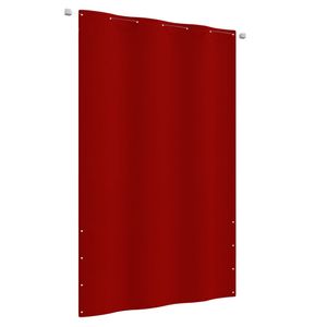 Balkonscherm 140x240 cm oxford stof rood