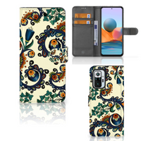 Wallet Case Xiaomi Redmi Note 10 Pro Barok Flower