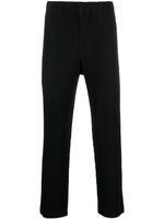 Homme Plissé Issey Miyake pantalon droit à design plissé - Noir