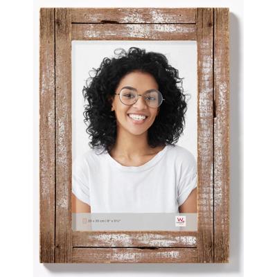 walther+ design YA030W Wissellijst Papierformaat: 20 x 30 cm Bruin, Wit