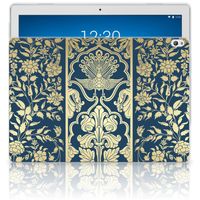 Lenovo Tab P10 Siliconen Hoesje Beige Flowers