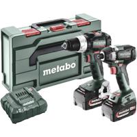 Metabo BSLBL+SSD200LTBL 685196000 Accu-schroefboormachine, Accu-slagmoersleutel 18 V 5.2 Ah Li-ion Incl. accu, Incl. lader - thumbnail