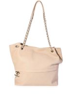 CHANEL Pre-Owned sac cabas Zip & Carry - Tons neutres