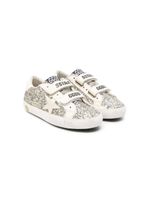 Golden Goose Kids baskets Old School à paillettes - Blanc - thumbnail