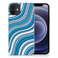 iPhone 12 | 12 Pro (6.1") TPU bumper Waves Blue